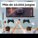 GameStick Pro® Consola 4K + 10.000 Juegos de 9 Consolas + 2 Mandos